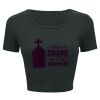 Ladies' Poly-Cotton Crop T-Shirt Thumbnail