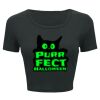 Ladies' Poly-Cotton Crop T-Shirt Thumbnail