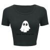 Ladies' Poly-Cotton Crop T-Shirt Thumbnail