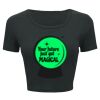 Ladies' Poly-Cotton Crop T-Shirt Thumbnail