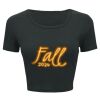 Ladies' Poly-Cotton Crop T-Shirt Thumbnail