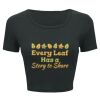 Ladies' Poly-Cotton Crop T-Shirt Thumbnail