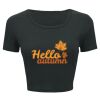 Ladies' Poly-Cotton Crop T-Shirt Thumbnail