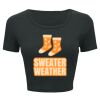Ladies' Poly-Cotton Crop T-Shirt Thumbnail