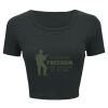 Ladies' Poly-Cotton Crop T-Shirt Thumbnail