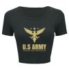 Ladies' Poly-Cotton Crop T-Shirt Thumbnail
