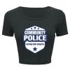 Ladies' Poly-Cotton Crop T-Shirt Thumbnail