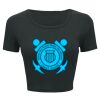 Ladies' Poly-Cotton Crop T-Shirt Thumbnail