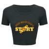Ladies' Poly-Cotton Crop T-Shirt Thumbnail