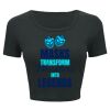 Ladies' Poly-Cotton Crop T-Shirt Thumbnail