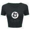 Ladies' Poly-Cotton Crop T-Shirt Thumbnail