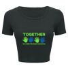 Ladies' Poly-Cotton Crop T-Shirt Thumbnail