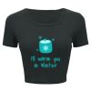 Ladies' Poly-Cotton Crop T-Shirt Thumbnail