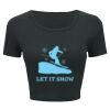 Ladies' Poly-Cotton Crop T-Shirt Thumbnail