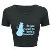 Ladies' Poly-Cotton Crop T-Shirt Thumbnail
