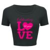 Ladies' Poly-Cotton Crop T-Shirt Thumbnail