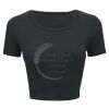 Ladies' Poly-Cotton Crop T-Shirt Thumbnail