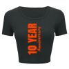 Ladies' Poly-Cotton Crop T-Shirt Thumbnail