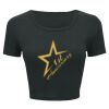 Ladies' Poly-Cotton Crop T-Shirt Thumbnail