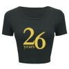 Ladies' Poly-Cotton Crop T-Shirt Thumbnail