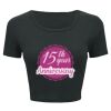 Ladies' Poly-Cotton Crop T-Shirt Thumbnail