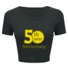 Ladies' Poly-Cotton Crop T-Shirt Thumbnail
