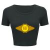 Ladies' Poly-Cotton Crop T-Shirt Thumbnail