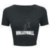 Ladies' Poly-Cotton Crop T-Shirt Thumbnail