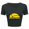 Ladies' Poly-Cotton Crop T-Shirt Thumbnail