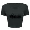 Ladies' Poly-Cotton Crop T-Shirt Thumbnail