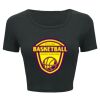 Ladies' Poly-Cotton Crop T-Shirt Thumbnail