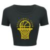 Ladies' Poly-Cotton Crop T-Shirt Thumbnail