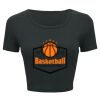 Ladies' Poly-Cotton Crop T-Shirt Thumbnail