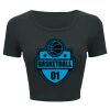 Ladies' Poly-Cotton Crop T-Shirt Thumbnail