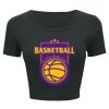 Ladies' Poly-Cotton Crop T-Shirt Thumbnail
