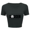 Ladies' Poly-Cotton Crop T-Shirt Thumbnail