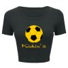 Ladies' Poly-Cotton Crop T-Shirt Thumbnail