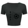 Ladies' Poly-Cotton Crop T-Shirt Thumbnail