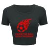 Ladies' Poly-Cotton Crop T-Shirt Thumbnail