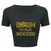 Ladies' Poly-Cotton Crop T-Shirt Thumbnail