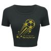 Ladies' Poly-Cotton Crop T-Shirt Thumbnail