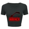 Ladies' Poly-Cotton Crop T-Shirt Thumbnail