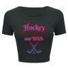 Ladies' Poly-Cotton Crop T-Shirt Thumbnail