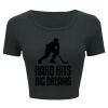 Ladies' Poly-Cotton Crop T-Shirt Thumbnail