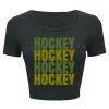Ladies' Poly-Cotton Crop T-Shirt Thumbnail