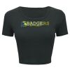 Ladies' Poly-Cotton Crop T-Shirt Thumbnail