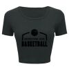 Ladies' Poly-Cotton Crop T-Shirt Thumbnail