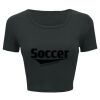 Ladies' Poly-Cotton Crop T-Shirt Thumbnail