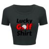 Ladies' Poly-Cotton Crop T-Shirt Thumbnail