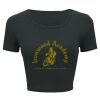 Ladies' Poly-Cotton Crop T-Shirt Thumbnail
